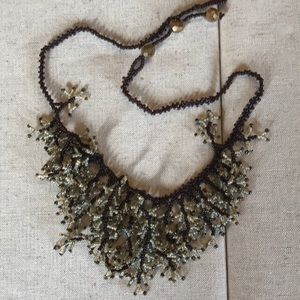 Artisan beaded necklace hand made in Nicaragua
